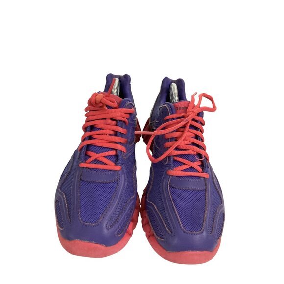 Reebok Zigtech Women's Size 5.5 Purple Pink Mesh Sneakers running Shoes - Picture 2 of 8